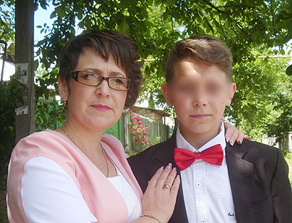 Мариана Гулко и ее сын, Анатолий