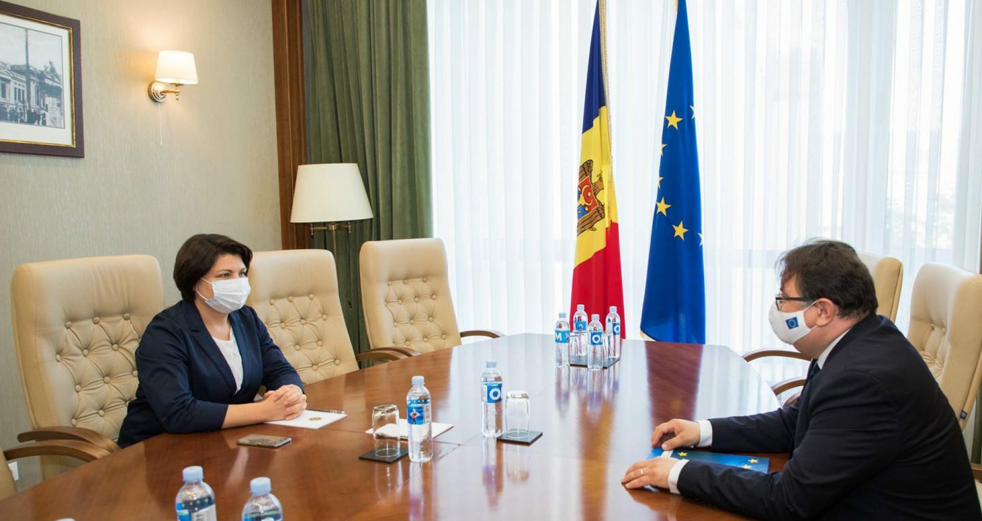 New Prime Minister Natalia Gavrilița Meets the Head of the EU Delegation, Peter Michalko