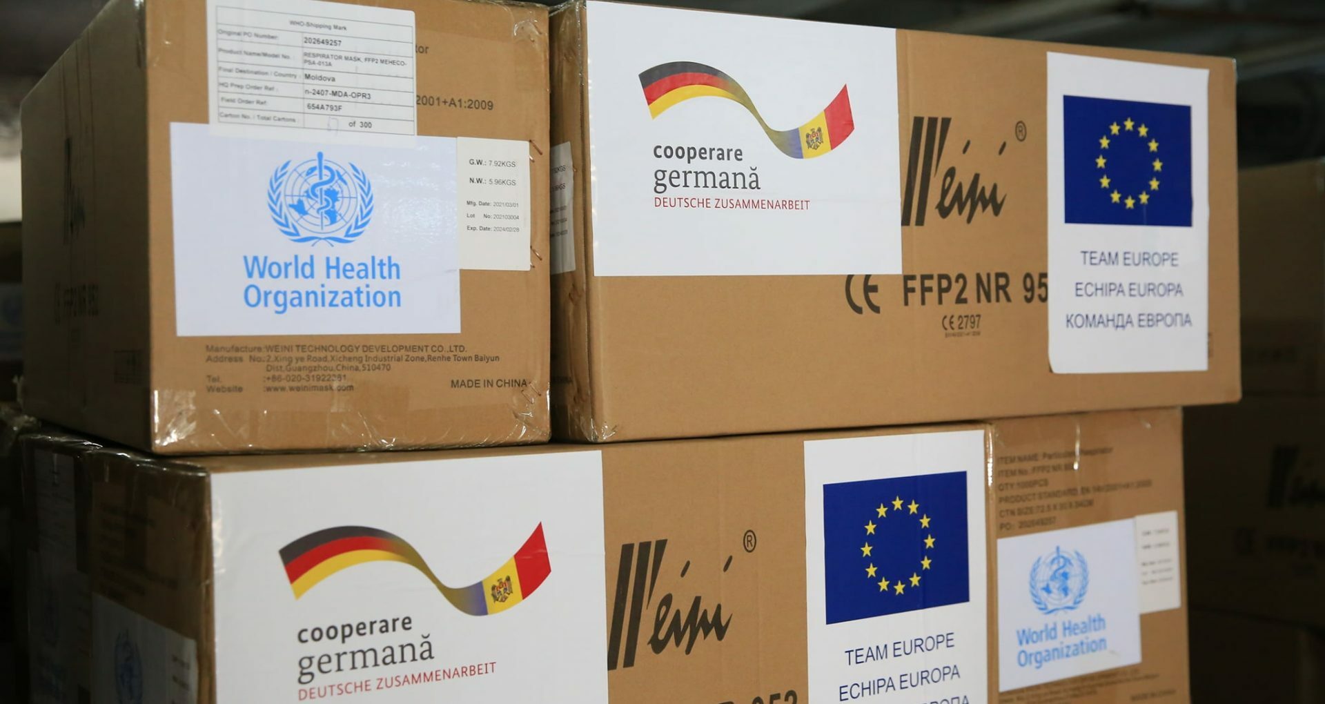 Moldova Received Humanitarian Aid from the EU, WHO, and Germany to Fight the Pandemic