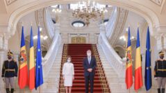 President Maia Sandu Made a Joint Press Conference with the President of Romania, Klaus Iohannis at the Cotroceni Palace