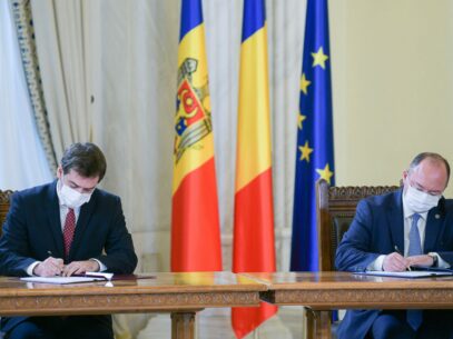 Minister of Foreign Affairs of Moldova, Nicu Popescu Signed Together with the Minister of Foreign Affairs of Romania, Bogdan Aurescu the Roadmap on Priority Areas of Cooperation between Moldova and Romania