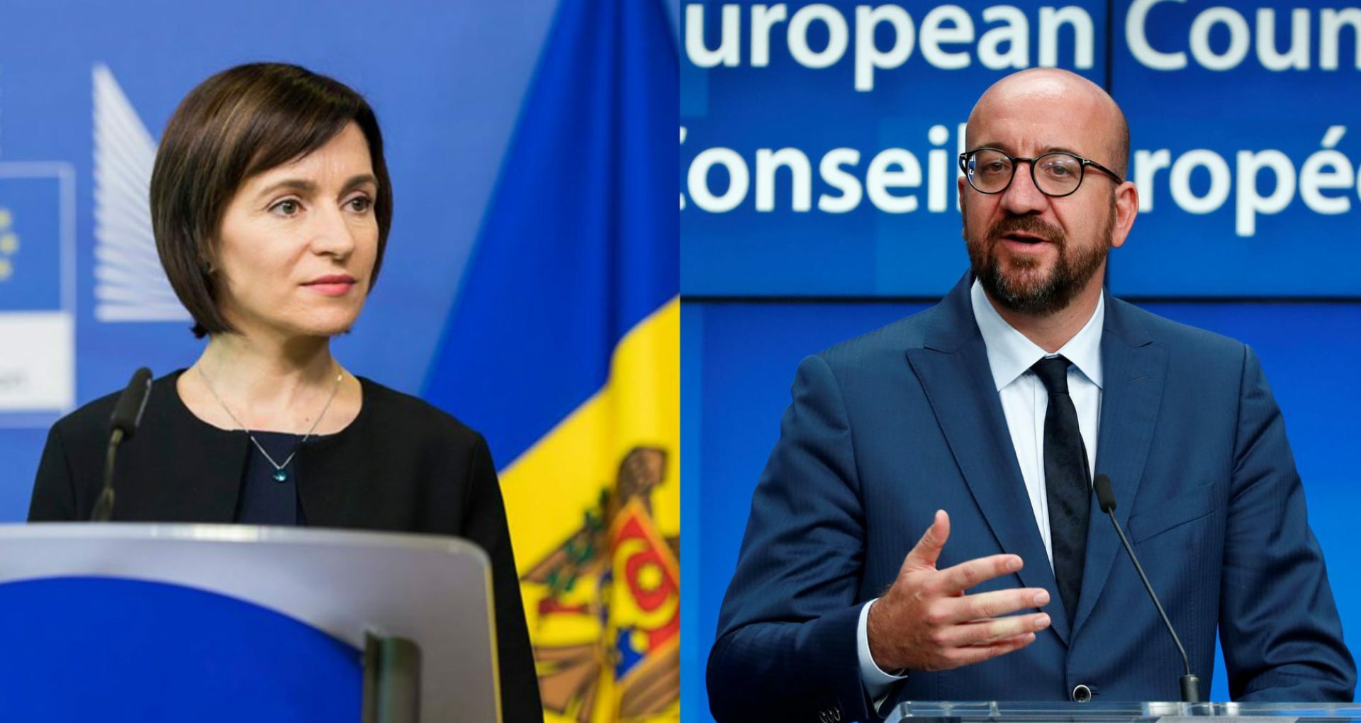 Maia Sandu had a Conversation with the President of the European Council, Charles Michel