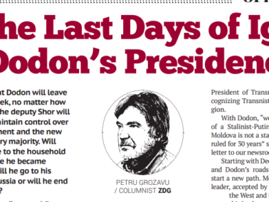 The Last Days of Igor Dodon’s Presidency
