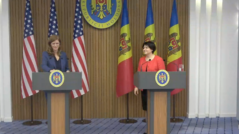 Prime Minister Natalia Gavrilița and the USAID administrator, Samantha Power, Held a Press Conference after Their Meeting in Chișinău