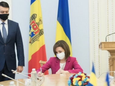 Moldova’s President Meets the President of the Ukrainian Parliament and the Ukrainian Prime Minister