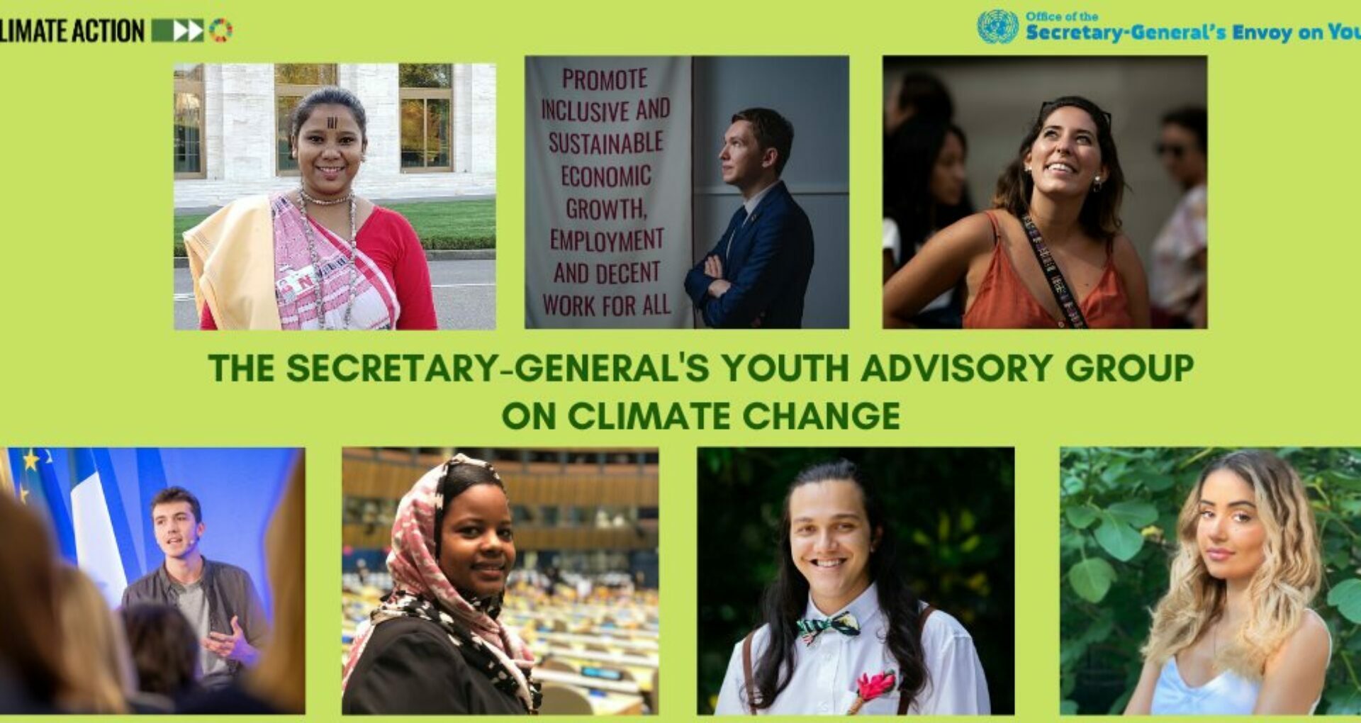 A Young Man from Moldova Became a Member of the Youth Advisory Group on Climate Change Launched by the U.N. Secretary-General