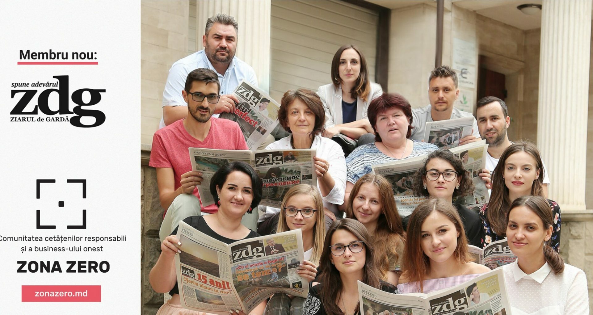 Ziarul de Gardă Joins the “Zero Zone” Initiative, the Responsible Citizens’ Community And a Place For Honest Businesses