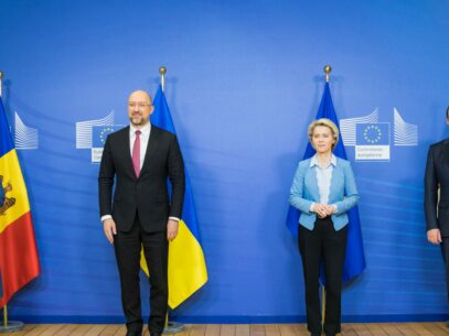 The Prime Ministers of Moldova, Ukraine, and Georgia Met with the President of the European Commission, Ursula Von Der Leyen