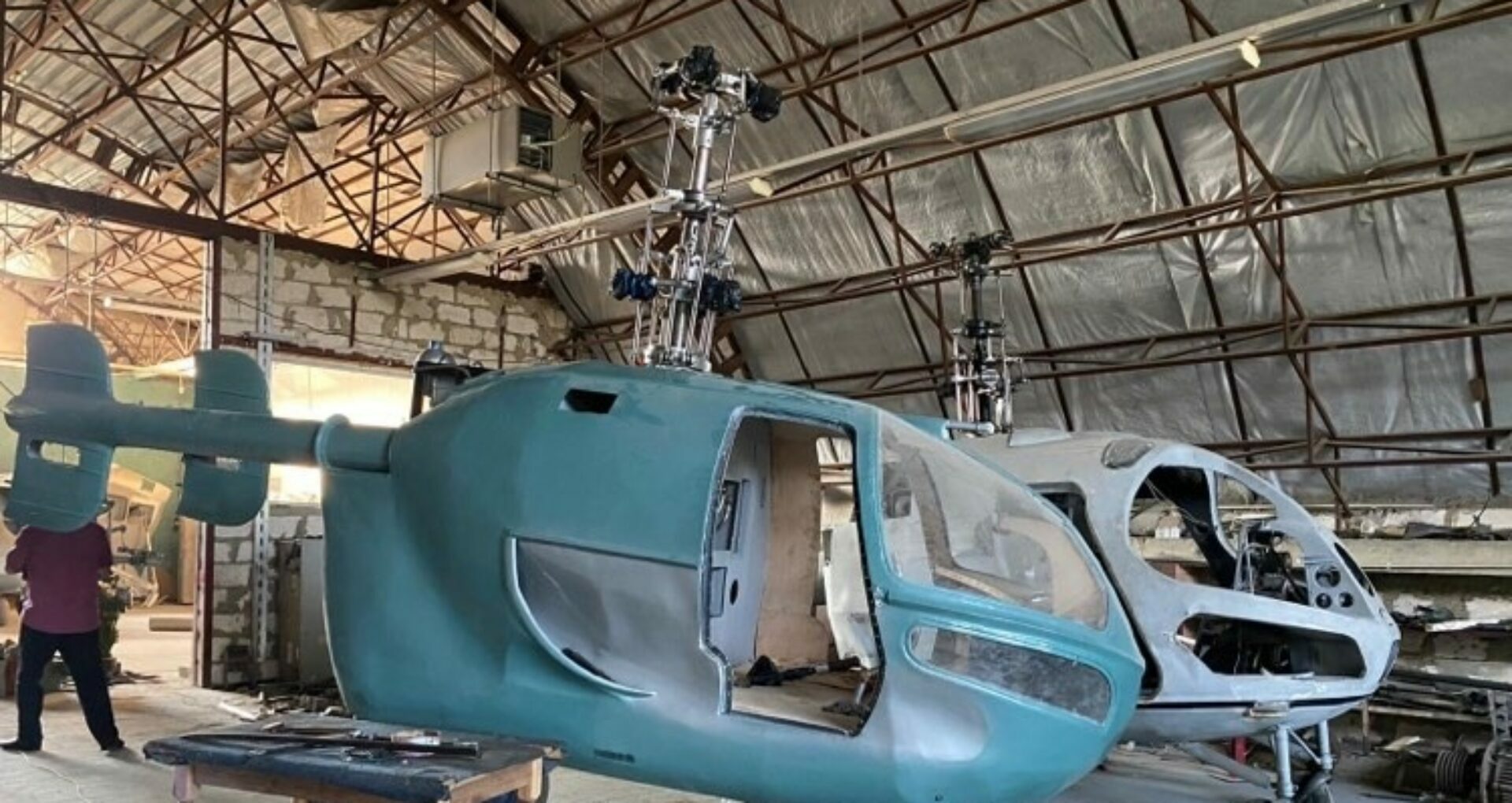 The Authorities Closed an Illegal Factory that Produced Helicopters
