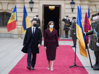 Maia Sandu Meets the President of Ukraine, Volodymyr Zelenskyi