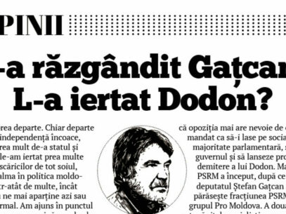 Has Gațcan Changed His Mind? Has President Igor Dodon Forgiven Him?