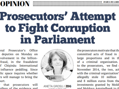 Prosecutors’ Attempt to Fight Corruption in Parliament