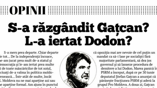 Has Gațcan Changed His Mind? Has President Igor Dodon Forgiven Him?
