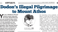 Dodon’s Illegal Pilgrimage To Mount Athos