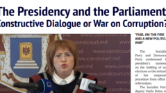 The Presidency and the Parliament: Constructive Dialogue or War on Corruption?