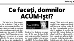 Questions for the ACUM Bloc