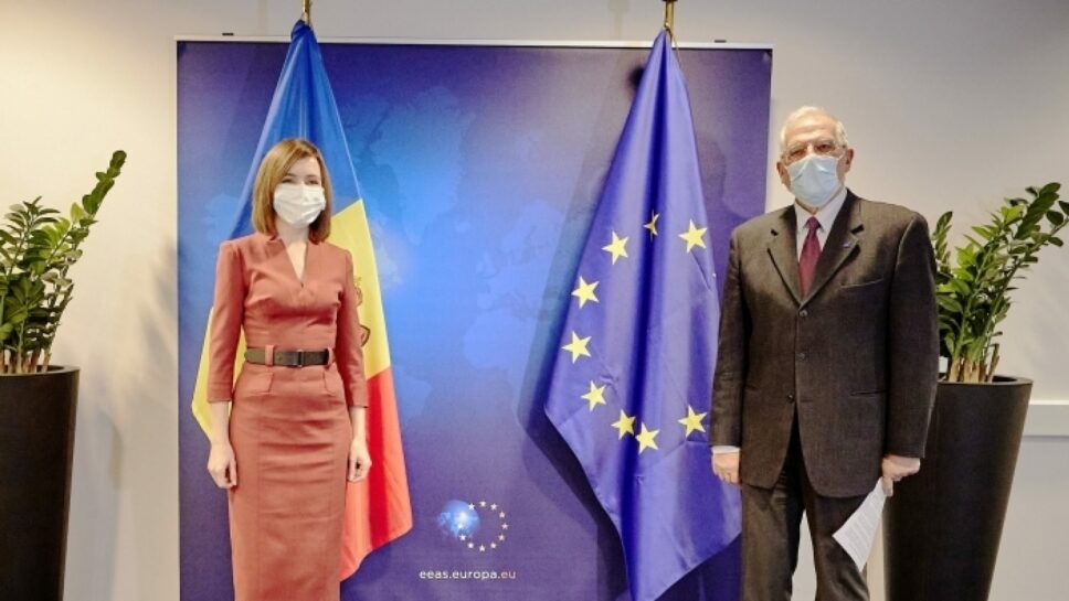 Maia Sandu Meets Josep Borrell, High Representative of the European Union for Foreign Affairs and Security Policy, Vice-President of the European Commission
