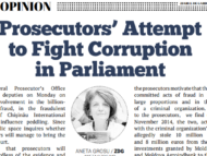 Prosecutors’ Attempt to Fight Corruption in Parliament