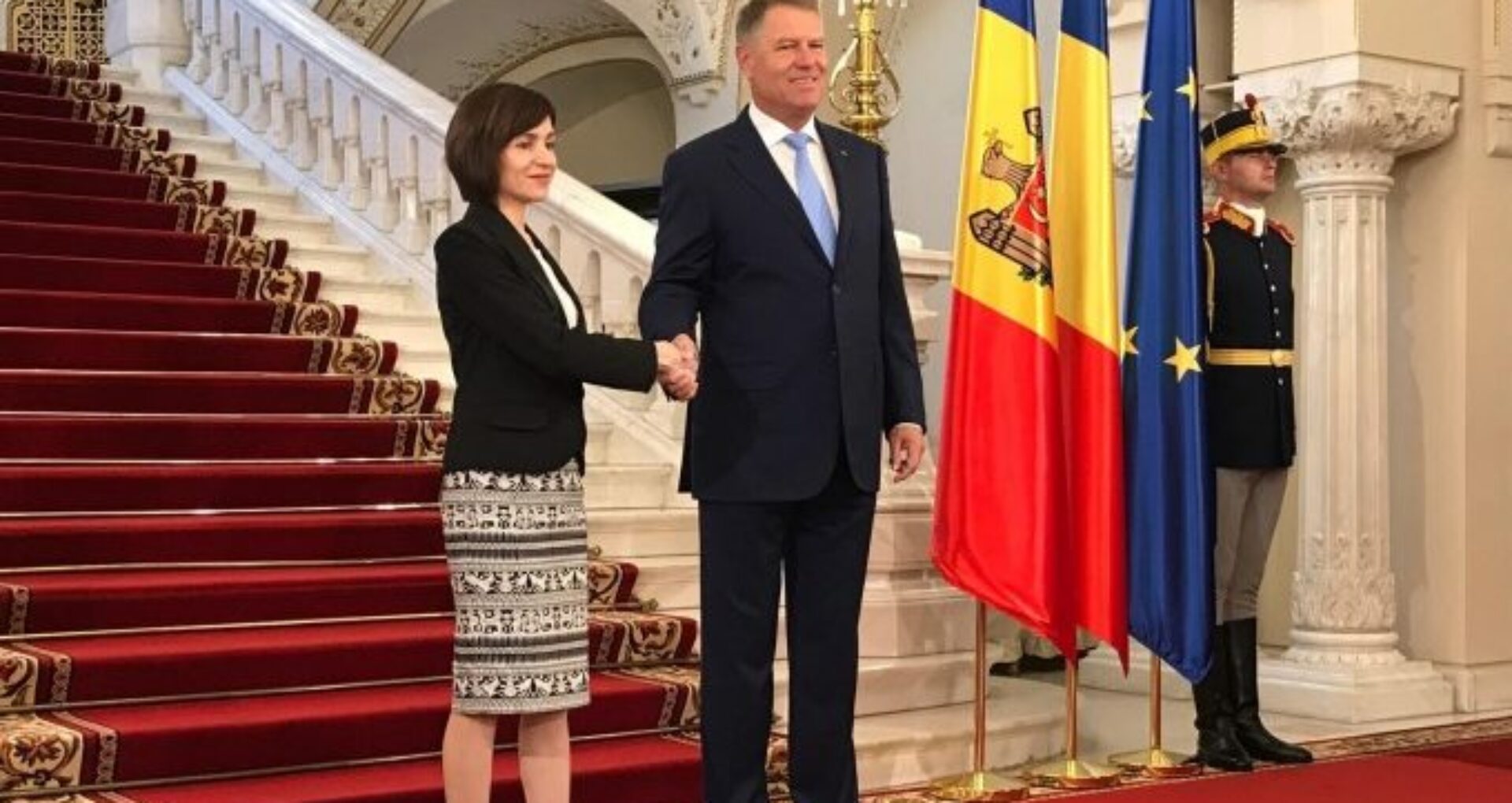 Prime Minister Maia Sandu on an official visit to Bucharest. Declarations from Cotroceni