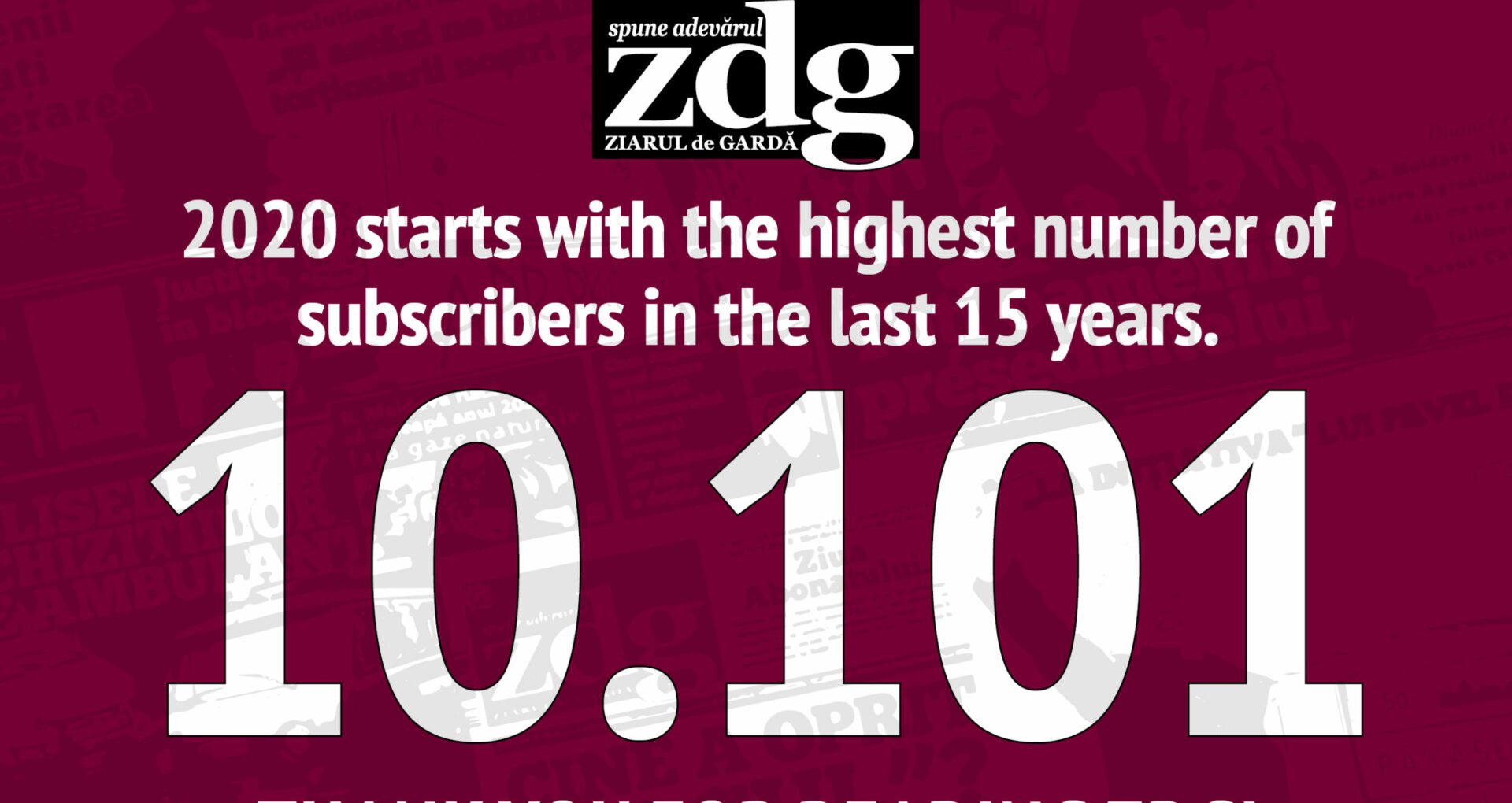 Historical Circulation for ZdG’s Print Edition: Largest Number of Subscribers in the Last 15 Years