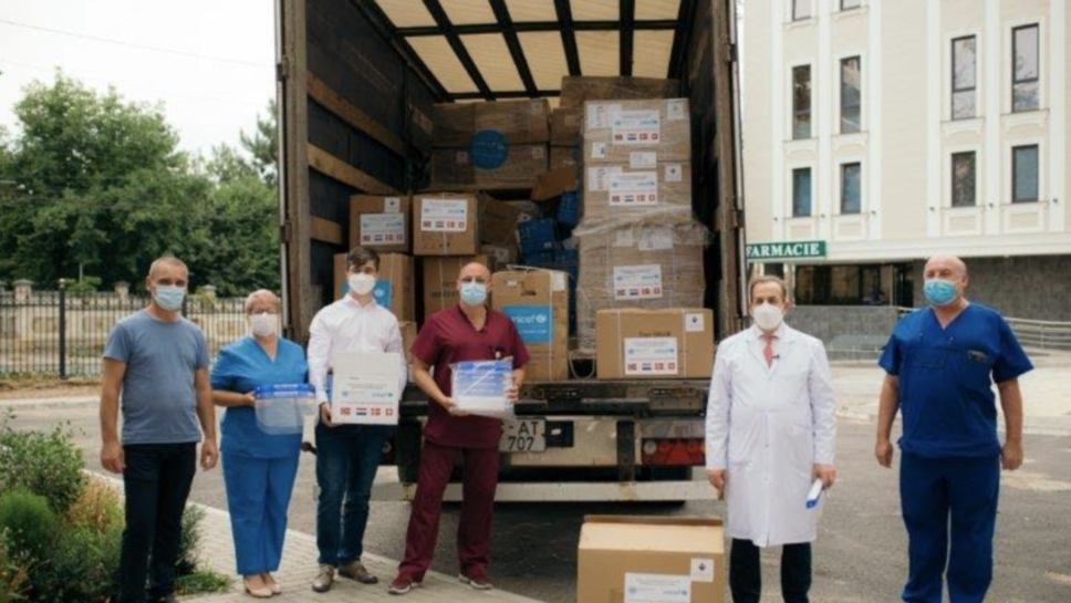 UNICEF Delivers a Batch of Personal Protective Equipment to Frontline Health Care Workers and Border Police
