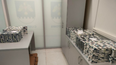 The Anti-Corruption Prosecutor’s Office announces that the process of examining the money collected during the raids carried out on Thursday in the case of illegal financing of the “Shor” party has been completed