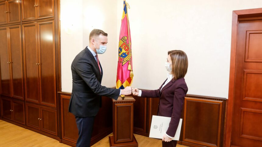 Sandu Meets the Lithuanian Minister of Foreign Affairs