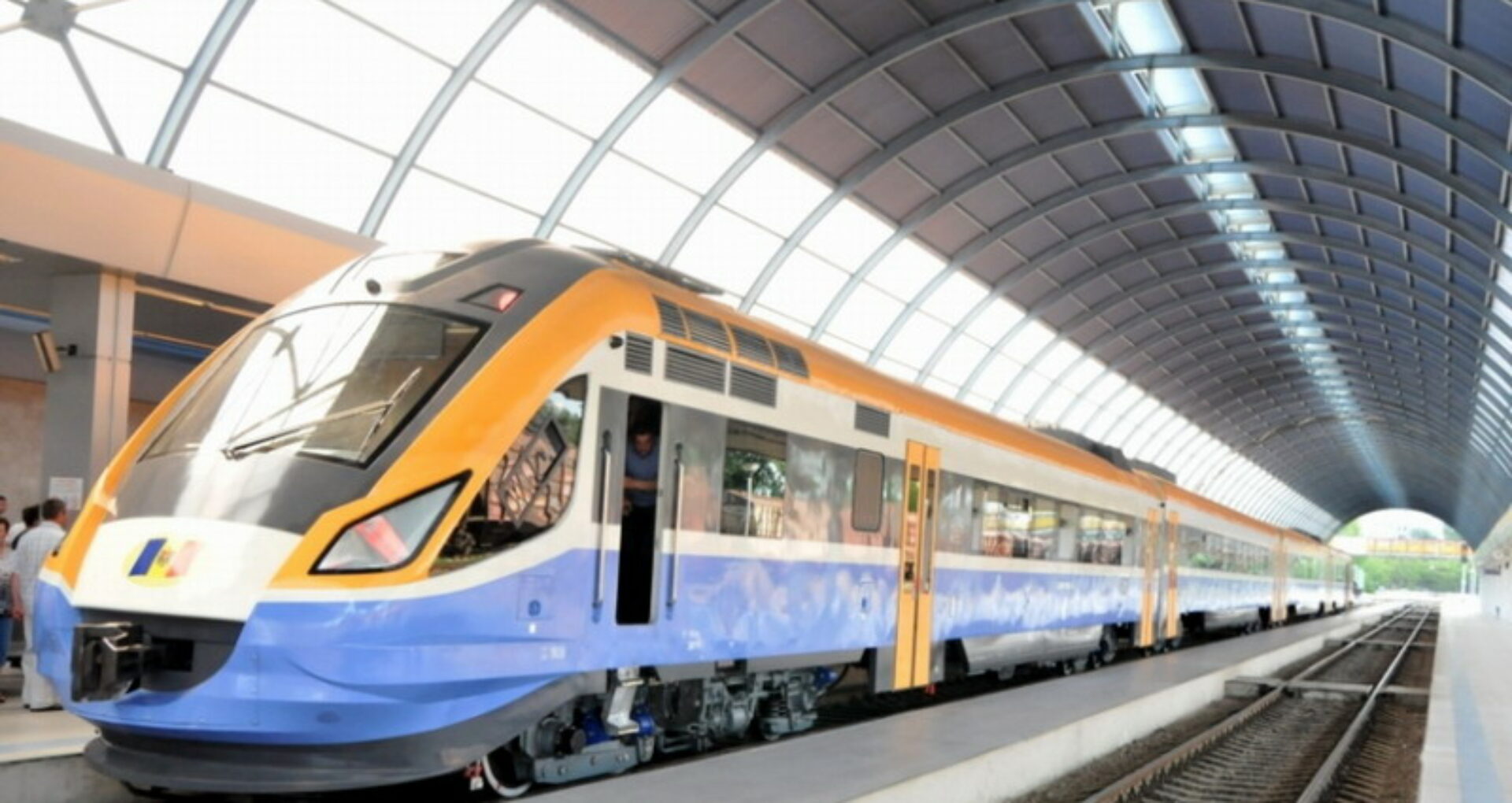 Trenul modernizat Chișinău-Ungheni a fost pus în circulație