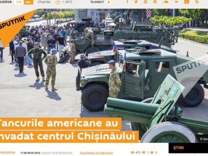 STOP FALS: Tancurile NATO au invadat Chişinăul