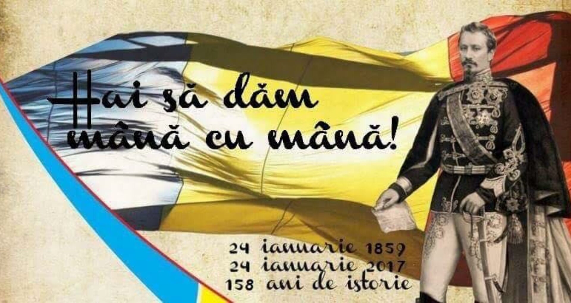 158 de ani de la „Mica Unire” din 1859, marcaţi la Chişinău