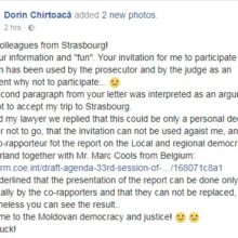 Chirtoacă nu va participa la Congresul Autorităților Locale și Regionale de la Strasbourg