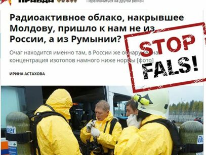 STOP FALS! Fals: Pericolul de radiaţie cu Ruteniu 106 vine din România, nu din Rusia