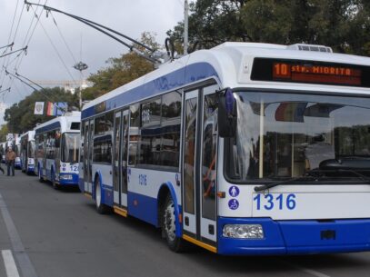 Circulația transportului public în Chișinău de Revelion