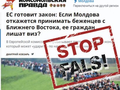 FALS: UE pregătește o lege prin care va obliga Republica Moldova să primească refugiați