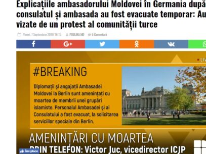 „Copii moldoveni, amenințați cu decapitarea de membrii grupului din care fac parte și învățătorii turci” – Publika afirmă, poliția germană infirmă