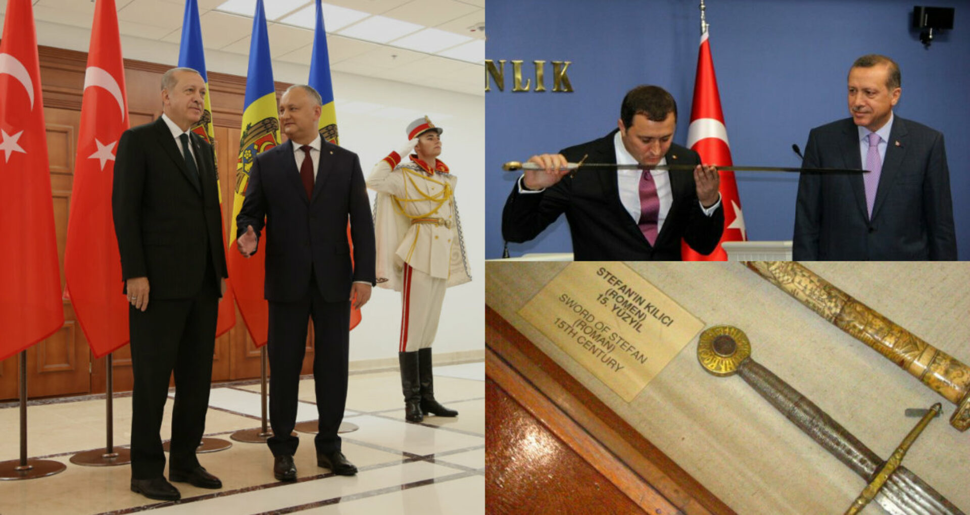 Deși avem o replică a sabiei lui Ștefan cel Mare la Cetatea Sorocii, Dodon îi mai cere una lui Erdogan