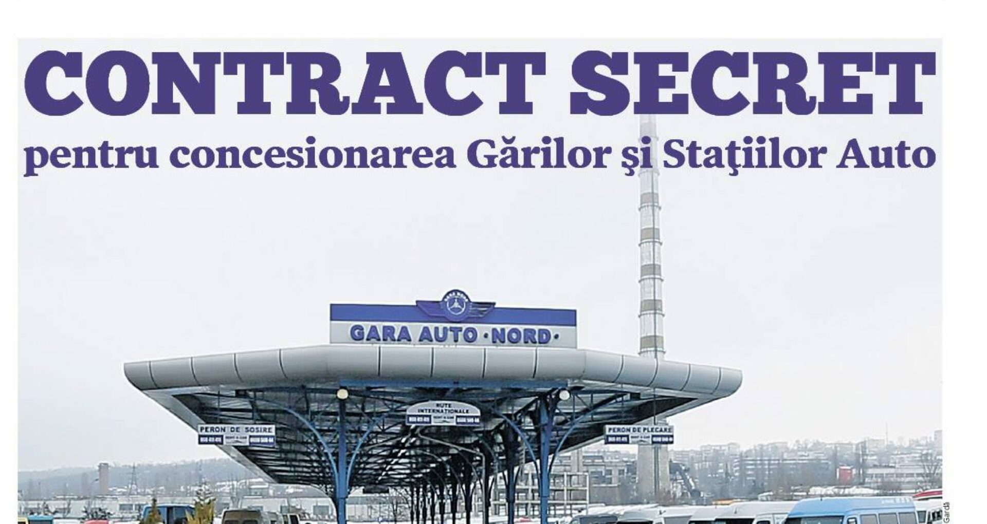 Citiți astăzi în ZdG: Contract secret pentru concesionarea Gărilor și Stațiilor Auto