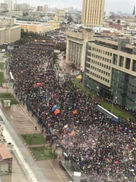 proteste Moscova