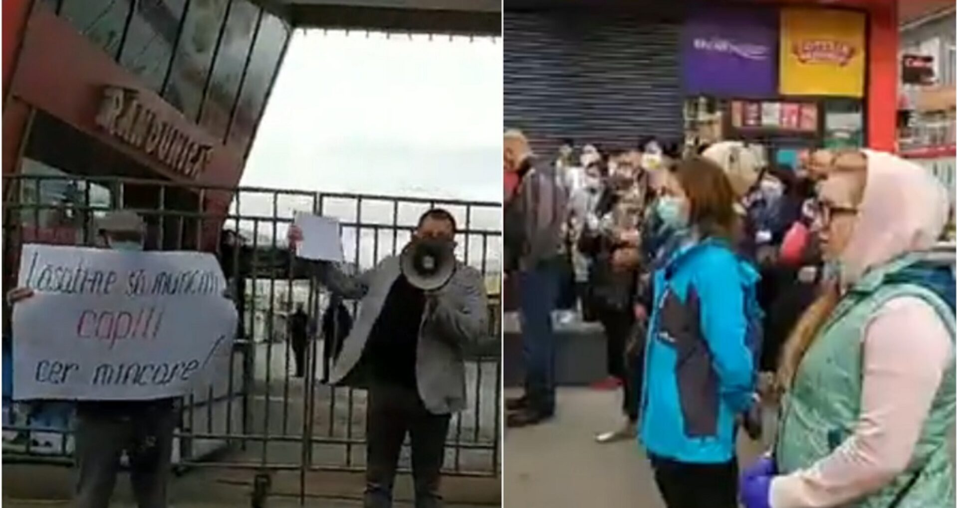 VIDEO/ Comercianții de la Piața Centrală au ieșit, din nou, la protest: „Ne-a scos în stradă situația grea”