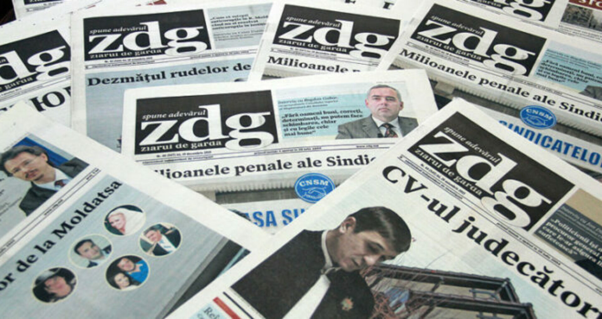 Declarație ZdG privind preluarea materialelor de autor