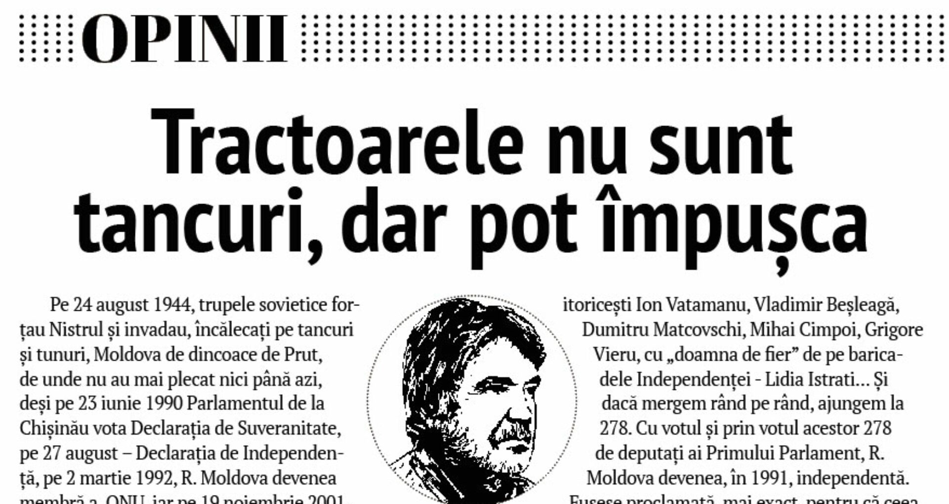 Tractoarele nu sunt tancuri, dar pot împușca