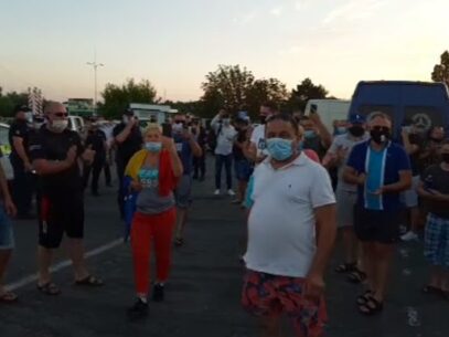 Reacția ANTA la protestul transportatorilor de la vama Leușeni: Agenția explică de ce șoferii care efectuează curse internaționale nu pot circula în UE