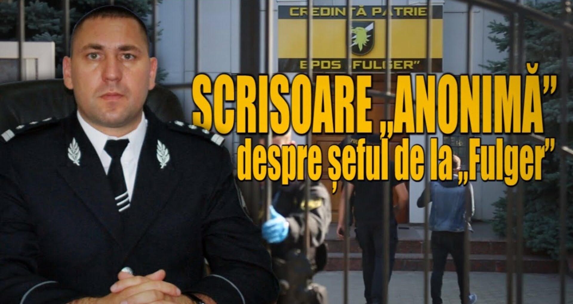 Scrisoarea „anonimă” despre șeful de la „Fulger”