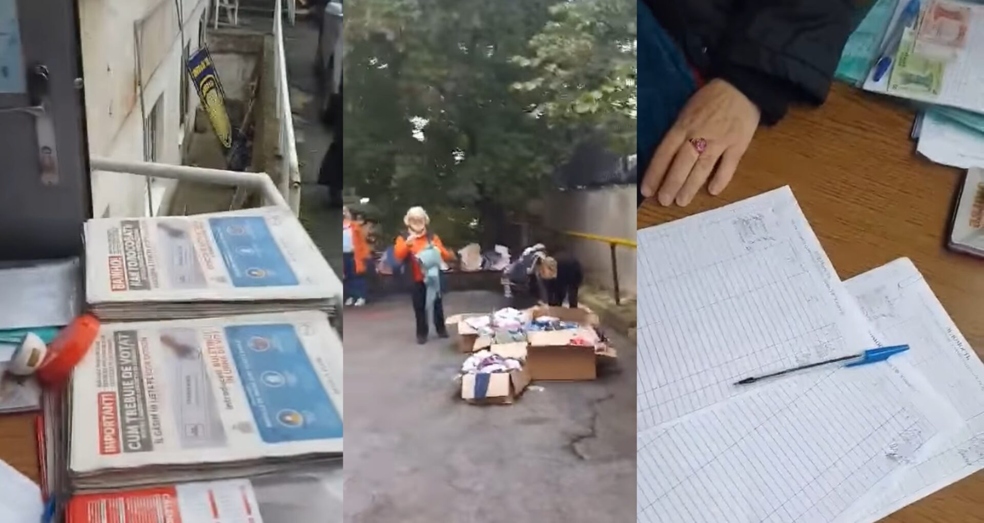 VIDEO/ Ajutor umanitar, la pachet cu pliante electorale ale lui Igor Dodon. Pentru „darea de seamă” beneficiarii semnau într-o listă