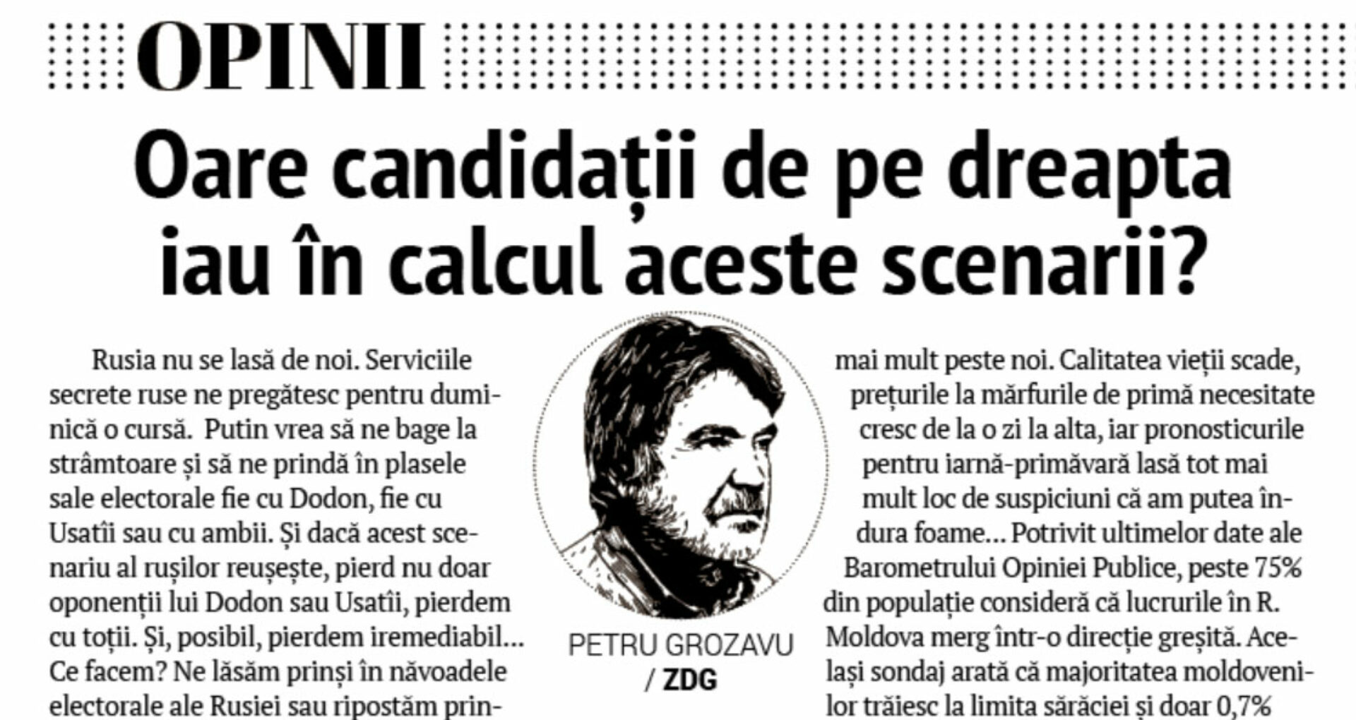 Oare candidații de pe dreapta iau în calcul aceste scenarii?