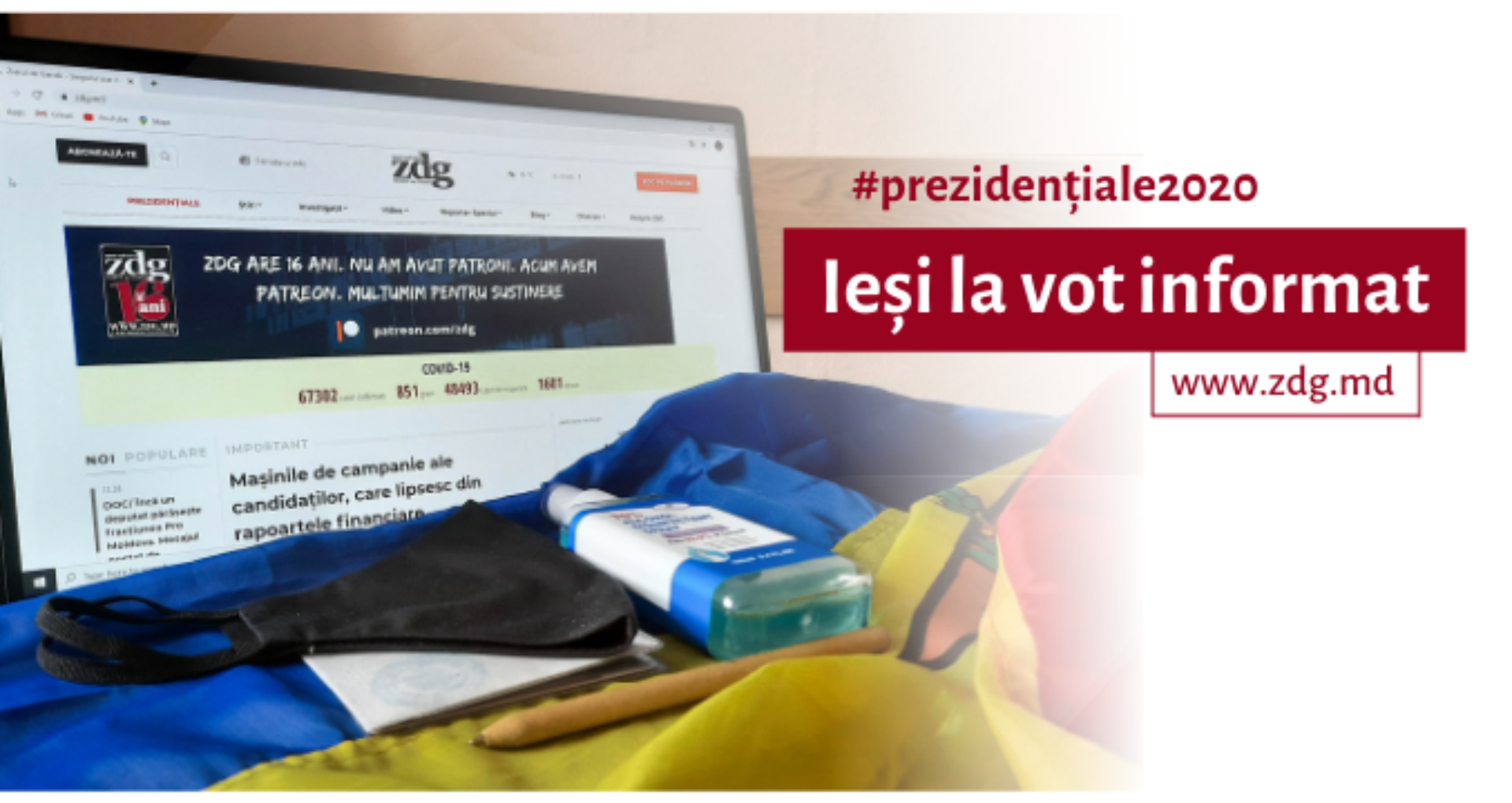 Fii informat de alegeri cu Ziarul de Gardă. Alegerile prezidențiale vor fi transmise în regim real pe ZdG.md