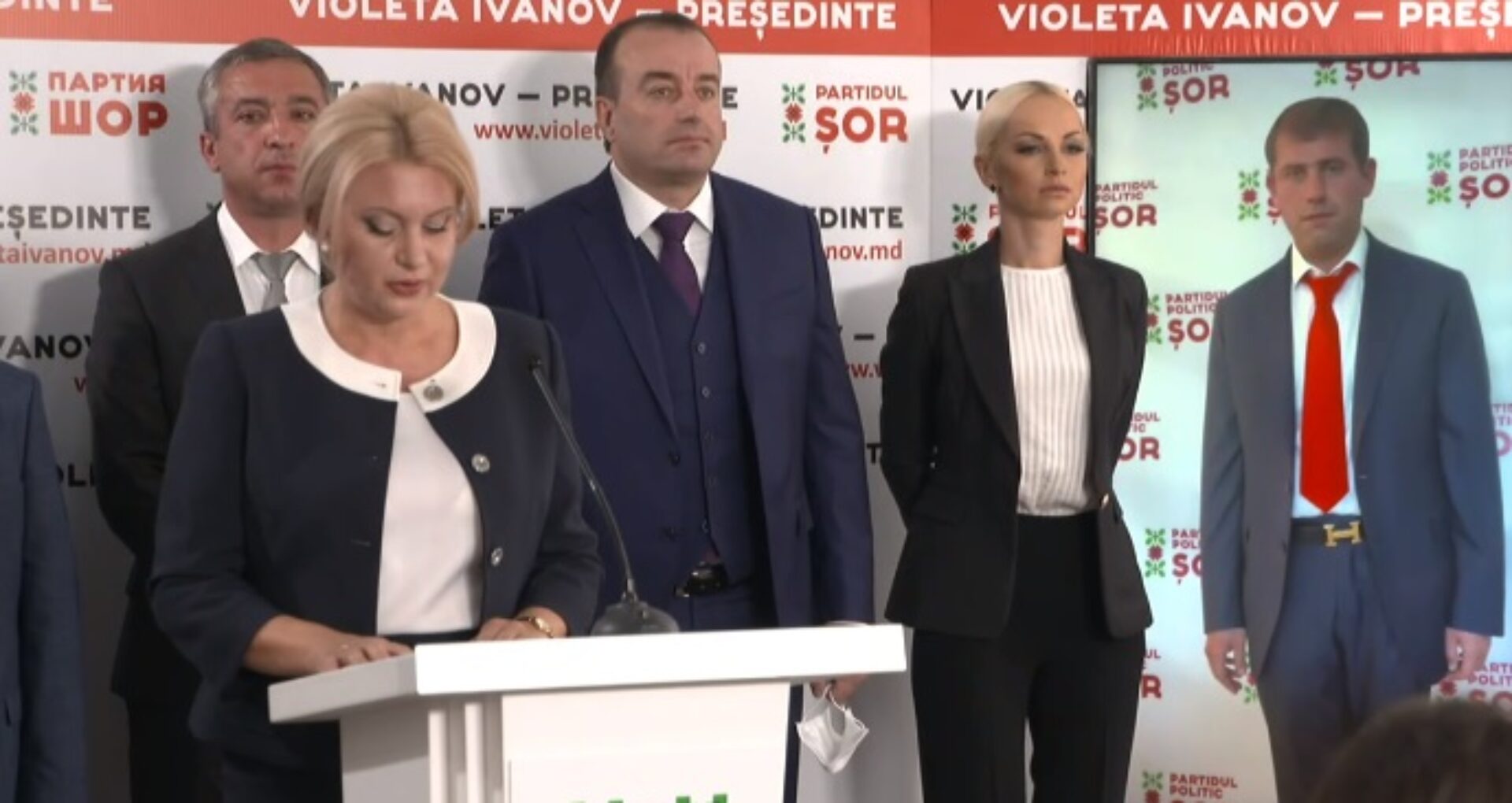 Video/ Scrutinul prezidențial. Violeta Ivanov, candidata Partidului Șor, s-a lansat oficial în campania electorală. Ilan Șor, prezent „virtual” la eveniment: „Noi putem transforma Moldova în Singapore”