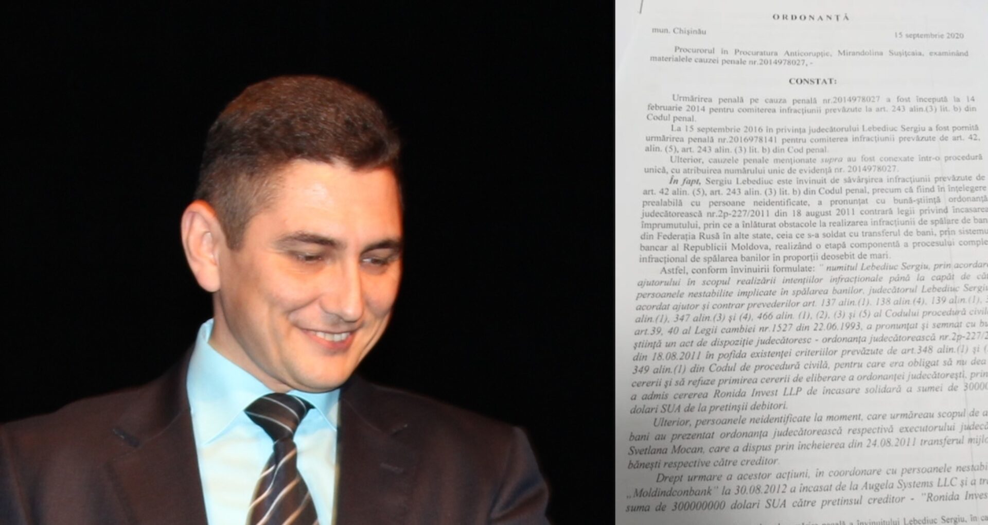 DOC/ Motivarea scoaterii de sub urmărire penală a unui judecător din dosarul „Laundromat”. „Nu există o confirmare juridică a faptului că ordonanța judecătorească este contrară legii”