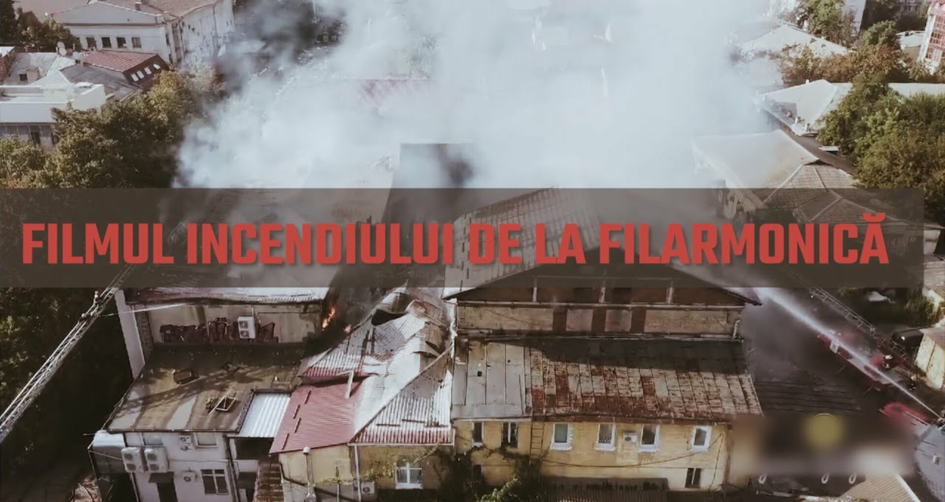 Filmul incendiului de la Filarmonică: Mărturiile inginerului care a încercat să stingă focul de unul singur