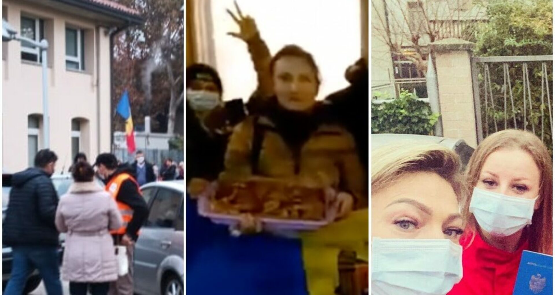 VIDEO/ Gesturile emoționante ale diasporei: Cu plăcinte la secția de la Haga, voluntari pentru ordine la Mestre și medici veniți din tură să voteze la Parma